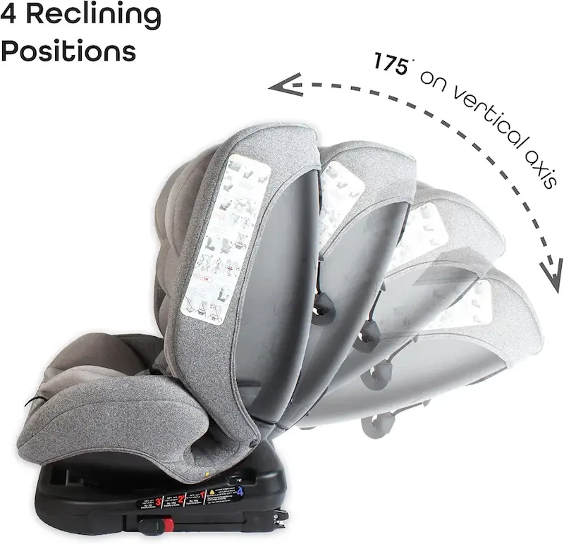 ​صندلی ماشین کودک چرخان برند مون | Moon Rover 360° Car Seat