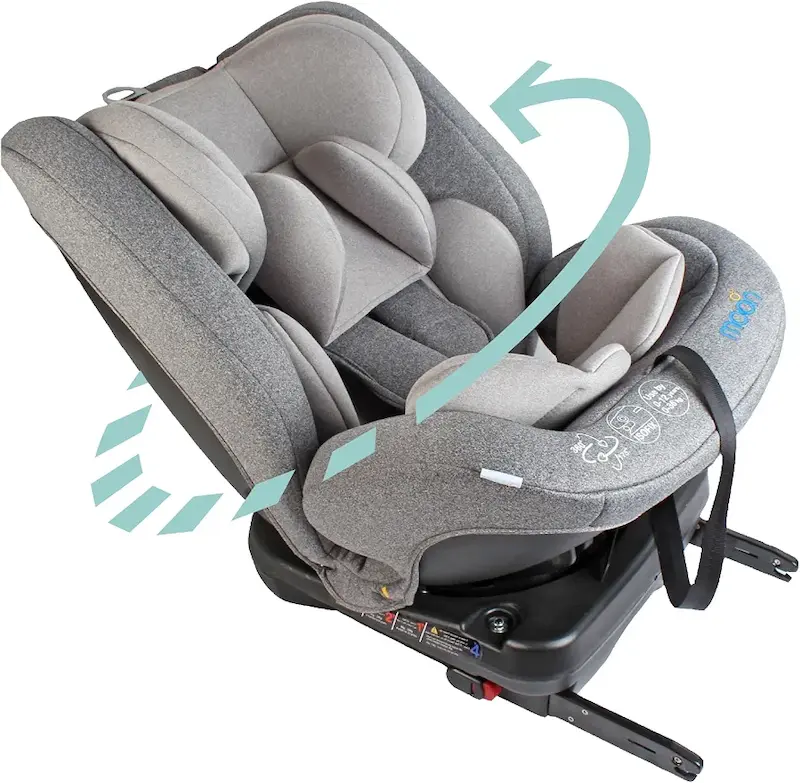 ​صندلی ماشین کودک چرخان برند مون | Moon Rover 360° Car Seat