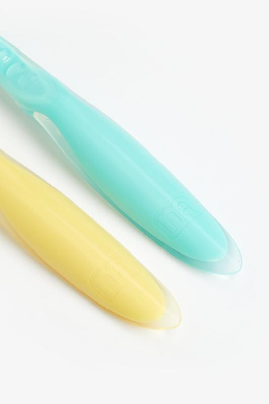 ​ست قاشق سیلیکونی نرم ۲ عددی مادرکر| Mothercare Soft Silicone Spoons - 2 Pack