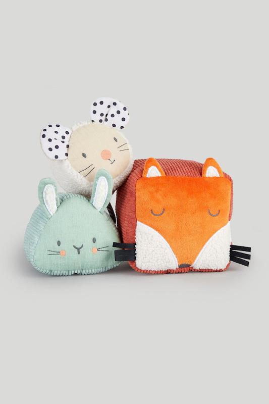 ست ۳ عددی اسباب‌بازی چیدنی نرم مادرکر |  Mothercare 3-Pack Soft Stacking Toys