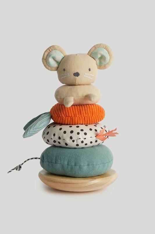 حلقه هوش و اسباب‌بازی چیدنی طرح موش مادرکر | Mothercare Mouse Stacking Ring Toy