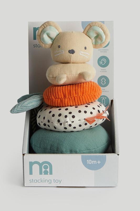 حلقه هوش و اسباب‌بازی چیدنی طرح موش مادرکر | Mothercare Mouse Stacking Ring Toy