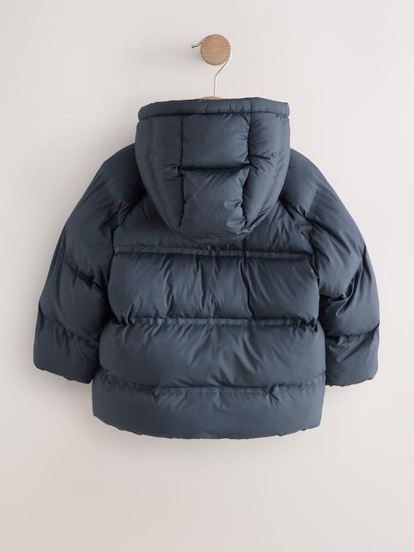کاپشن پفی کلاه‌دار سرمه‌ای نکست | Next Navy Padded Coat