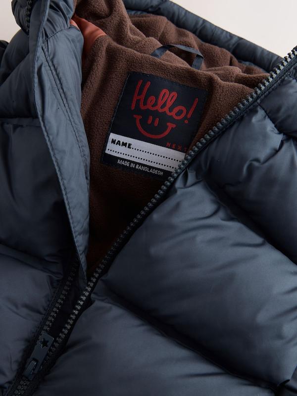 کاپشن پفی کلاه‌دار سرمه‌ای نکست | Next Navy Padded Coat