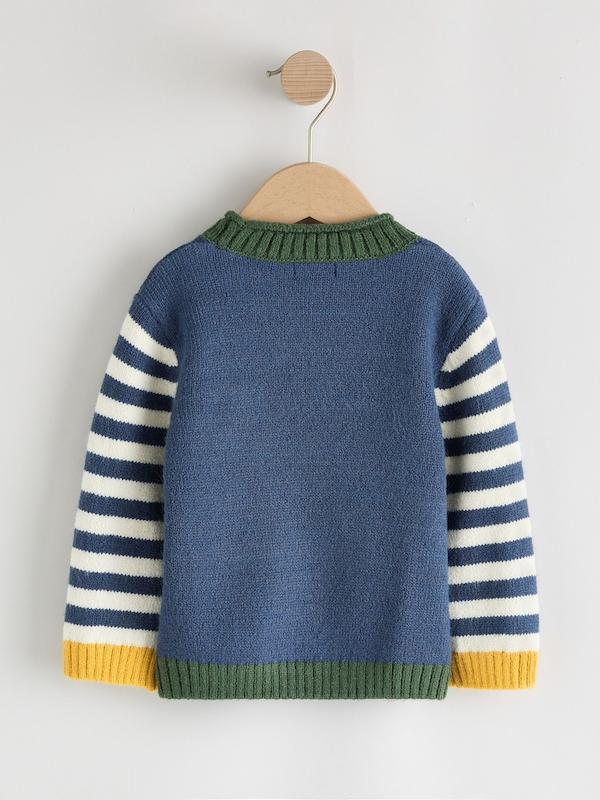 پلیور بافت طرح اسب سرمه‌ای نکست | Next Navy Blue Horse Character Knitted Crew Neck Jumper