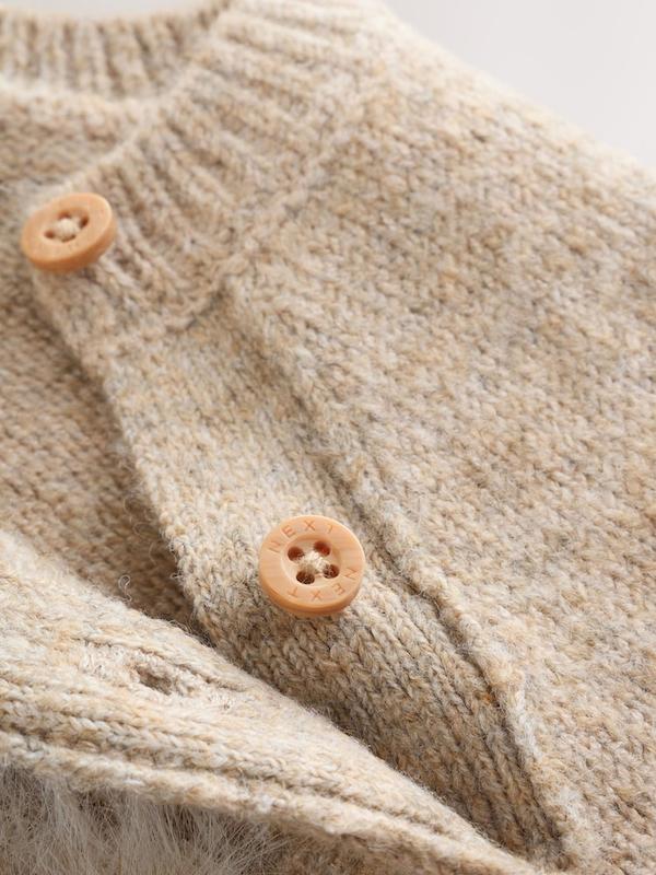 ست پلیور و لگینگ بافت طرح گوسفند قهوه‌ای نکست | Next Brown Sheep Baby Knitted Jumper and Leggings Set
