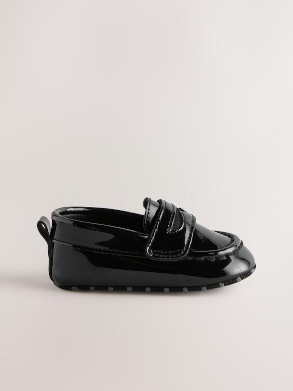 کفش ورنی نوزادی مشکی نکست | Next Black Patent Baby Shoes