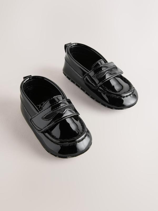 کفش ورنی نوزادی مشکی نکست | Next Black Patent Baby Shoes