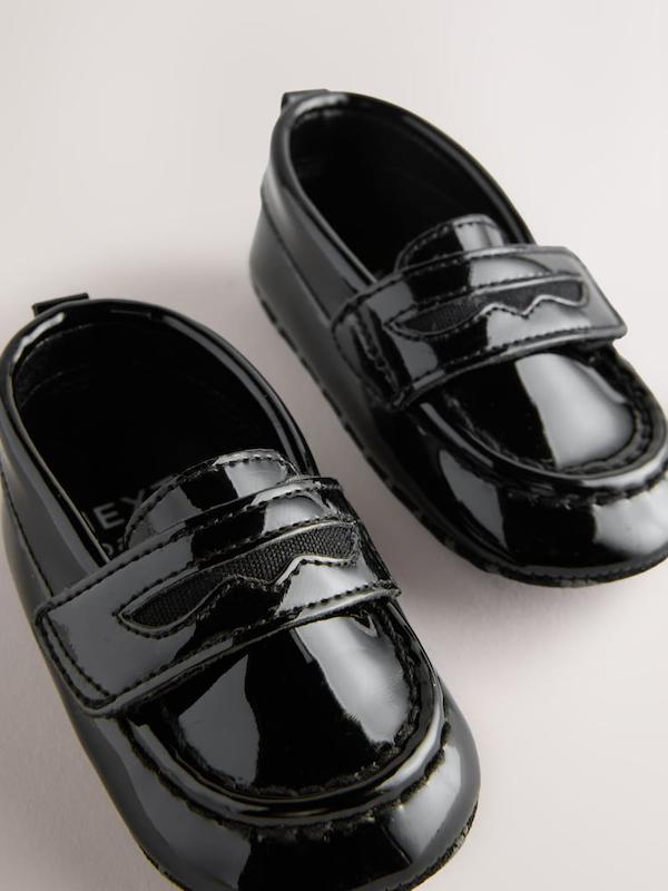 کفش ورنی نوزادی مشکی نکست | Next Black Patent Baby Shoes