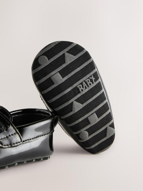 کفش ورنی نوزادی مشکی نکست | Next Black Patent Baby Shoes