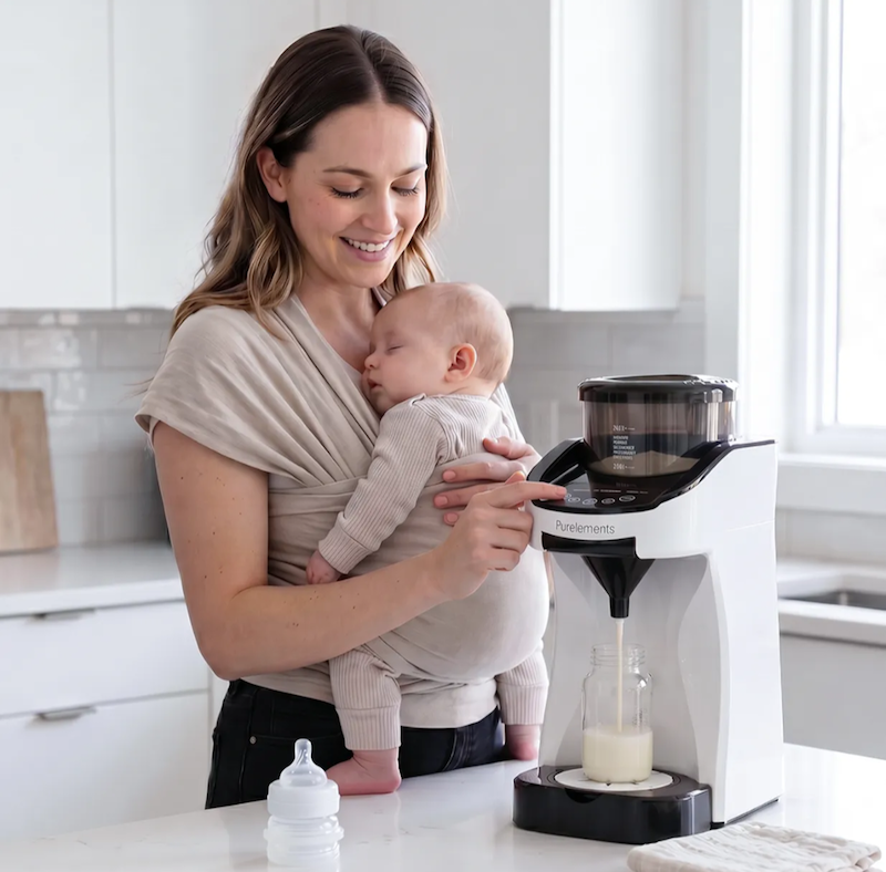 دستگاه شیرخشک‌ساز اتوماتیک و پرو پیورالمنتس | Purelements Automatic Baby Formula Pro Maker Machine