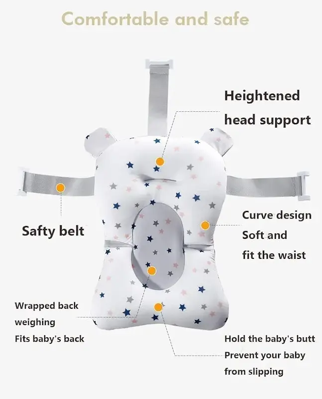 وان حمام تاشو و قابل حمل نوزاد پرمیفی همراه با بالشتک حمام | PREMIFY Baby Bathtub Portable With Baby Cushion