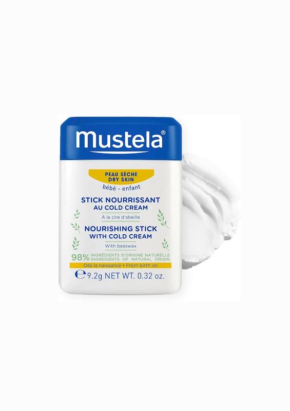 استیک مرطوب‌کننده و مغذی لب و صورت ماستلا حاوی کلد کرم مخصوص پوست خشک |  Mustela Baby Nourishing Stick with Cold Cream