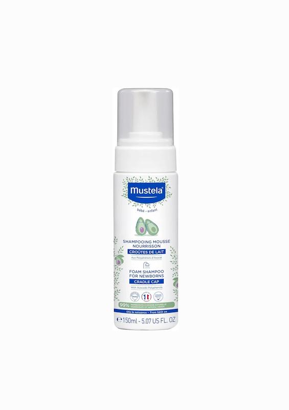 شامپو فوم ضد پوسته سر و کادل کپ نوزاد ماستلا | Mustela Cradle Cap Foam Shampoo for Newborn