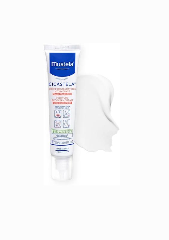 کرم ترمیم‌کننده و مرطوب‌کننده سیکاستلا ماستلا برای التهاب و ناراحتی پوست نوزاد |  Mustela Cicastela Moisture Recovery Cream