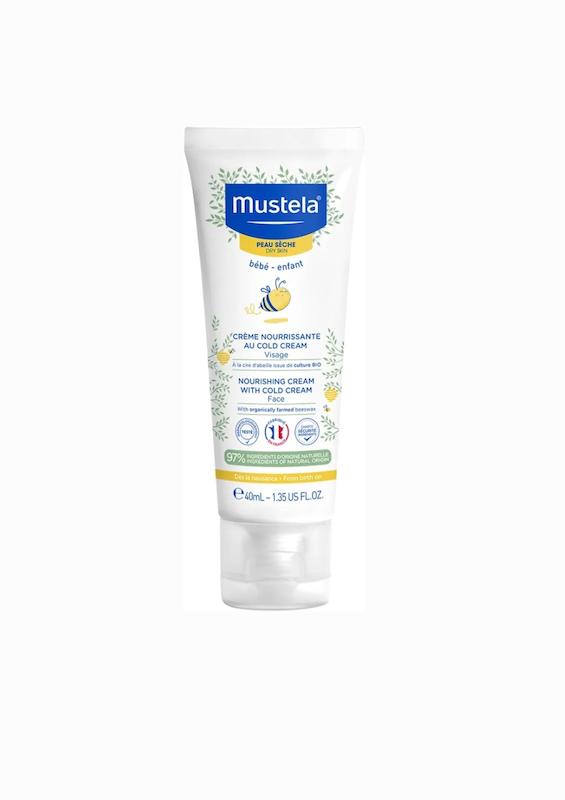 کرم مغذی صورت با کلد کرم و آووکادو ماستلا مخصوص پوست خشک | Mustela Baby Nourishing Face Cream with Cold Cream