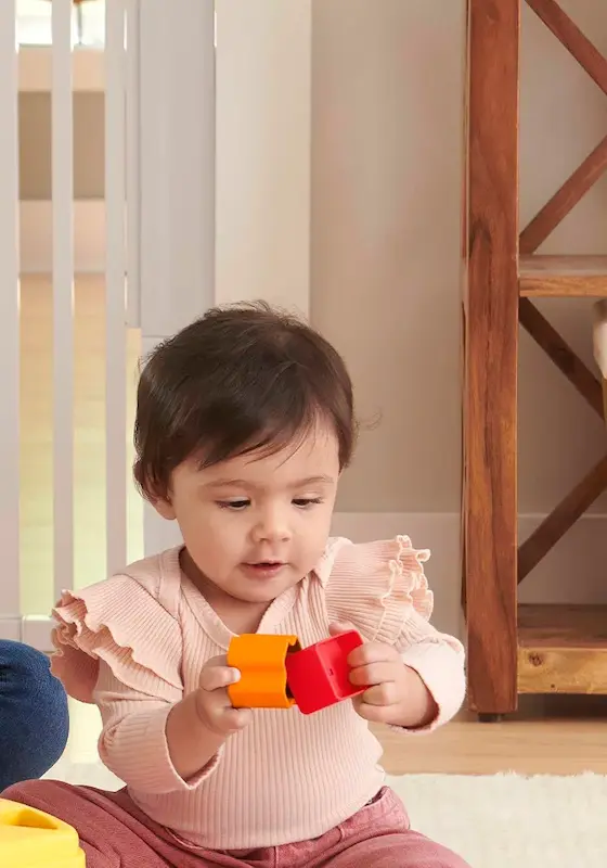ست مکعب‌های آموزشی و جای‌گذاری اشکال فیشر-پرایس | Fisher-Price Baby's First Blocks Set, Shape-Sorting Toy