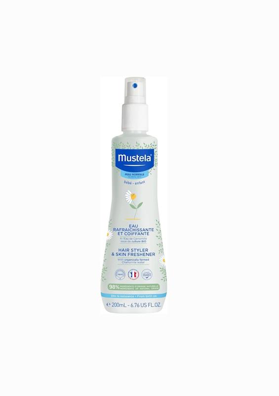 اسپری حالت‌دهنده مو و طراوت‌بخش بدن ماستلا ۲۰۰ میلی‌لیتر (Mustela Hair Styler & Skin Freshener)