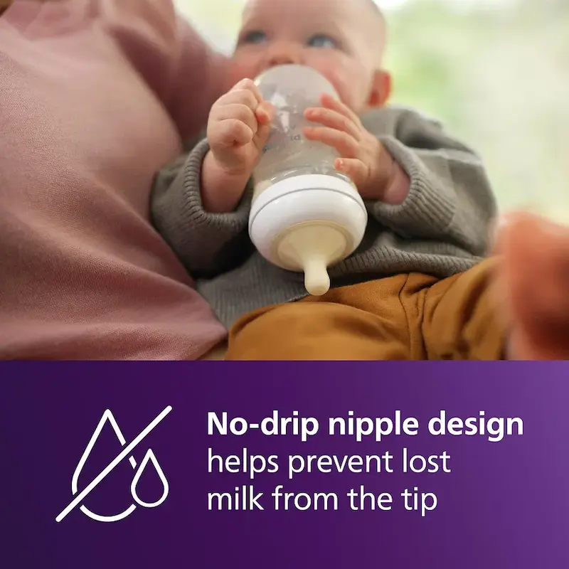 شیشه شیر ۴ عددی اونت فیلیپس ۲۶۰ میلی لیتری مدل Philips baby bottle | Natural Response