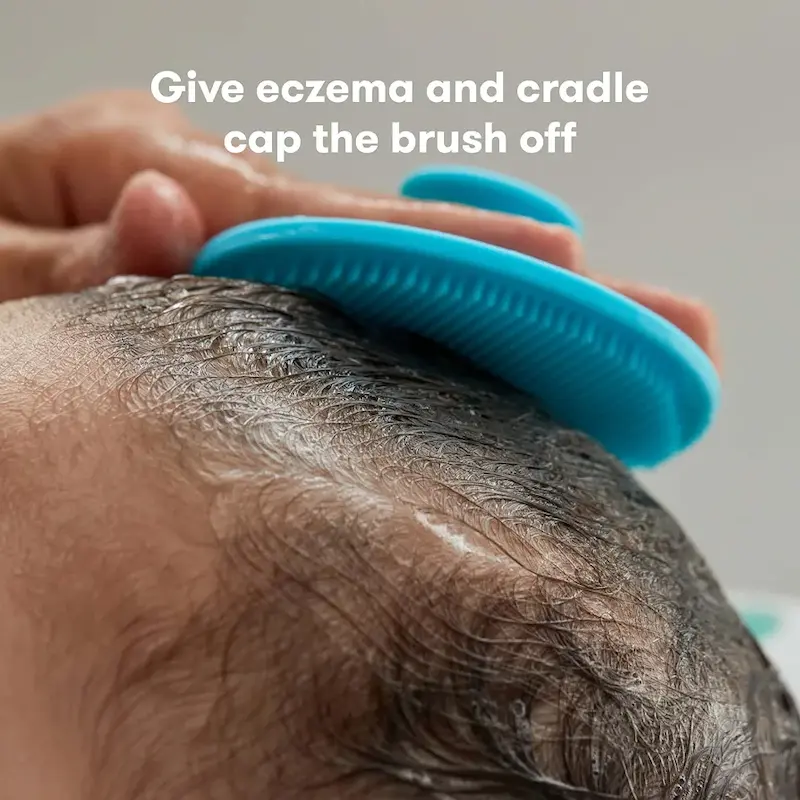 برس حمام و ماساژور پوست نوزاد فریدا بیبی مدل درمافریدا | Frida Baby DermaFrida the SkinSoother