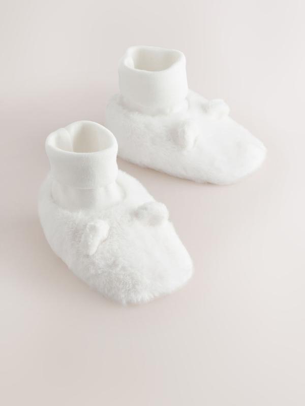 پاپوش و بوت خزدار نوزادی طرح خرس نکست | Next baby sock top boots