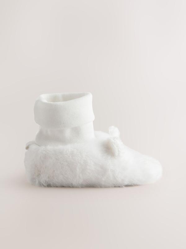پاپوش و بوت خزدار نوزادی طرح خرس نکست | Next baby sock top boots
