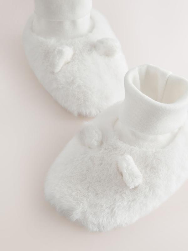 پاپوش و بوت خزدار نوزادی طرح خرس نکست | Next baby sock top boots