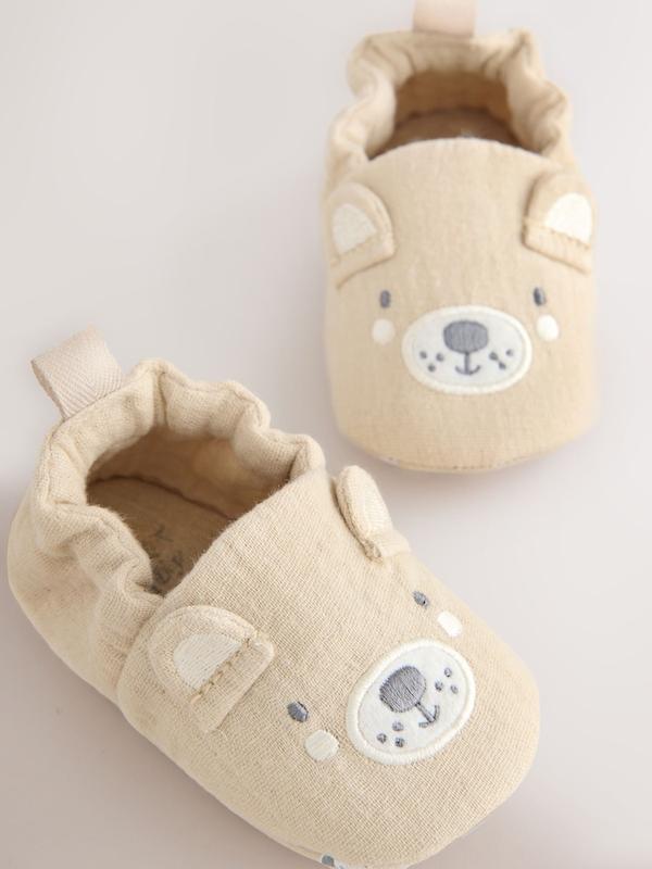 کفش راحتی و پاپوش نوزادی طرح خرس نکست | Next baby slip-on shoes
