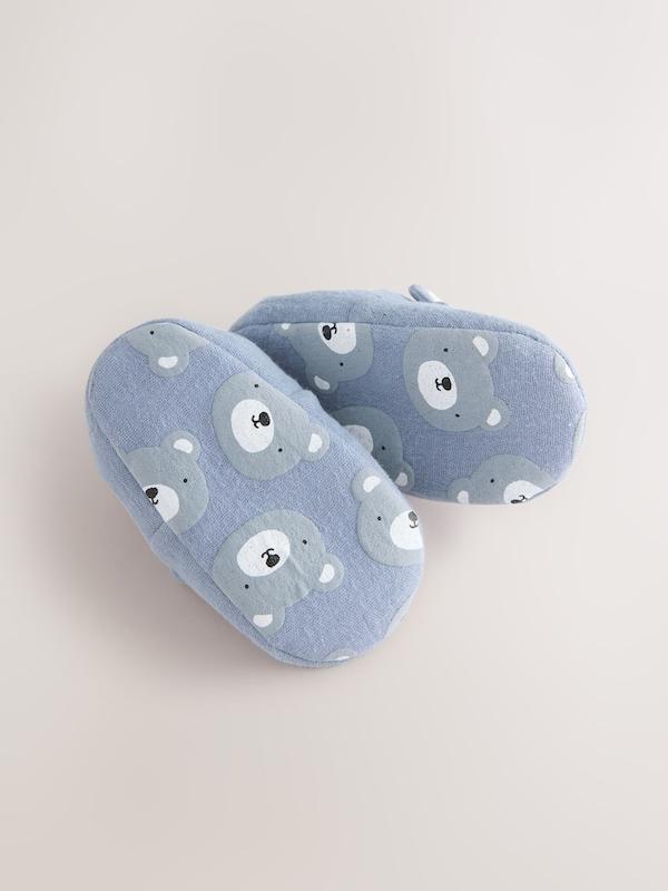 کفش راحتی و پاپوش نوزادی طرح خرس آبی نکست | Next baby slip-on shoes