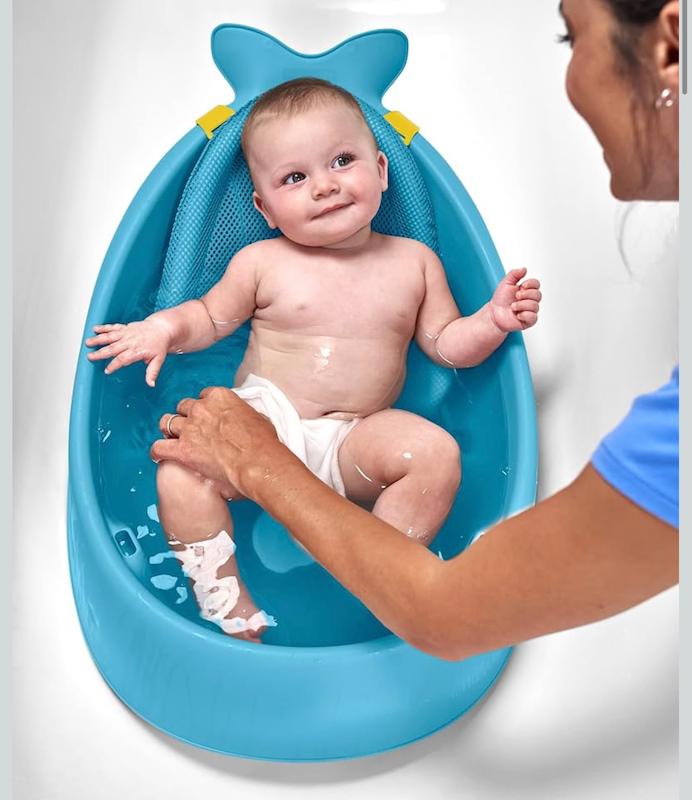 وان حمام ۳ مرحله‌ای اسکیپ هاپ طرح نهنگ (Skip Hop Moby 3-Stage Bath)