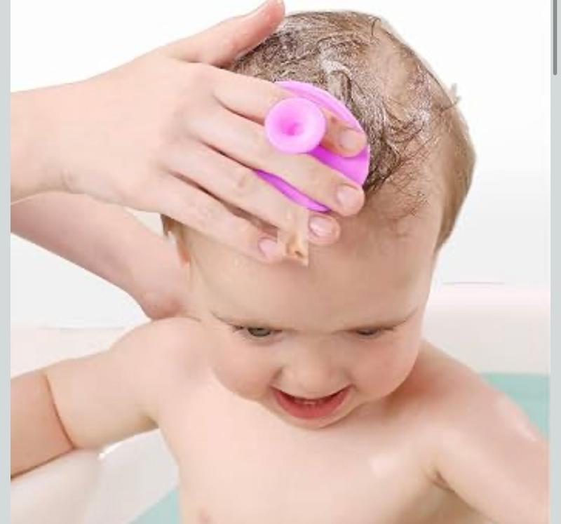 ست ۲ عددی اسکرابر و لیف سیلیکونی نوزاد (FUIN Baby Bath Brush)