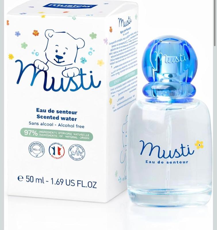 ادکلن و عطر بدون الکل کودک ماستلا۵۰ میلی‌لیتر (Mustela Musti Eau de Soin)