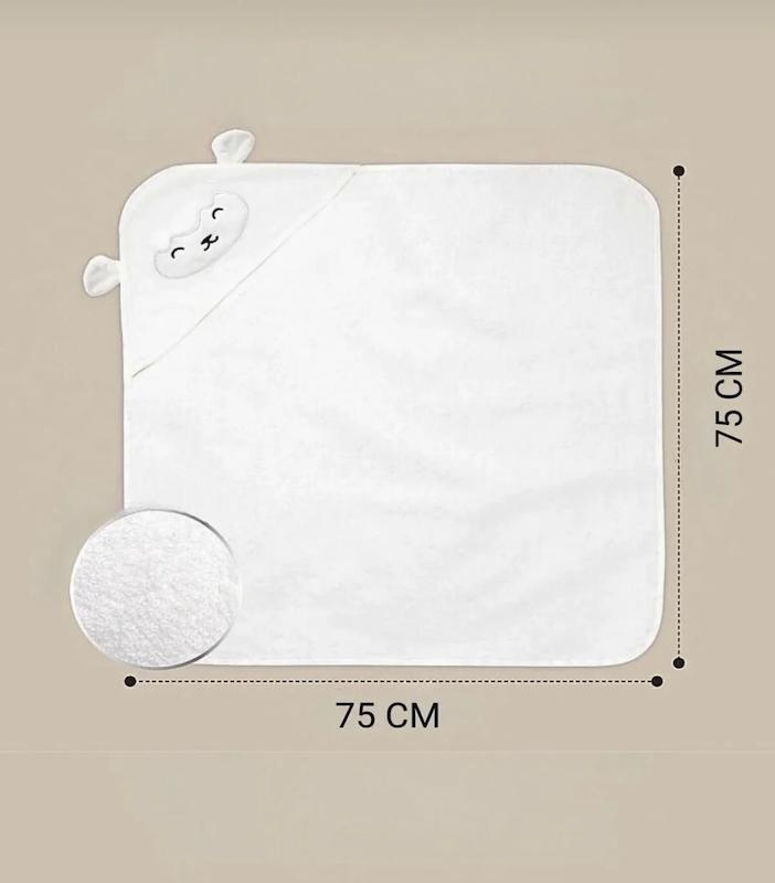 حوله پاپوش/کلاه‌دار اطلس کالکشن (Atlas Collection Bear Towel)