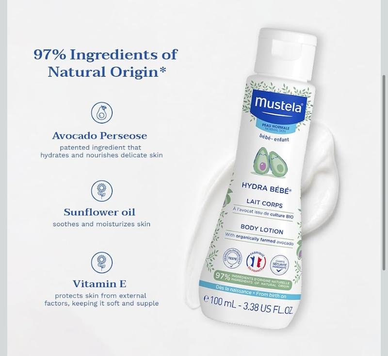 لوسیون بدن هیدرا ببه آووکادو ماستلا (Mustela Hydra Bebe Body Lotion)