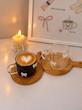 کاپ قهوه تک و دوبل پاپیون مرواریدی🥹🧸
