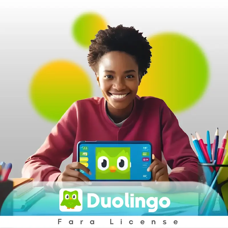 یادگیری زبان با خرید اشتراک دولینگو Duolingo در سایت فرالایسنس
