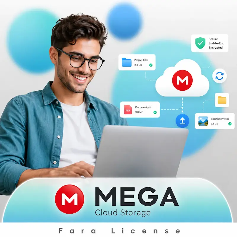 خرید اشتراک افزایش فضای ابری MEGA