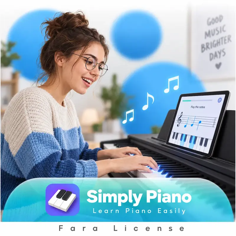 خرید اشتراک Simply Piano از فرالایسنس 
