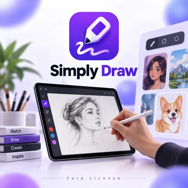 خرید اشتراک Simply Draw از فرالایسنس 