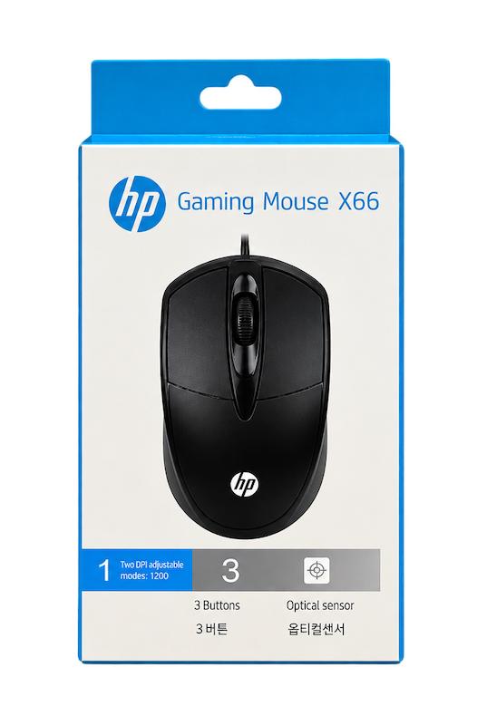 موس با سیم اچ‌پی مدل HP GAMING MOUSE X66  