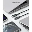کابل نانو نایلون USB-C انکر مدل A80F5H11 طول 0.9 متر