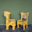 صندلی چوبی کودک طرح زرافه ویژه خردسال گالری فرانه