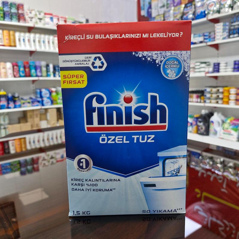 نمک ماشین ظرفشویی فینیش مدل Ozel Tuz وزن 1500 گرم