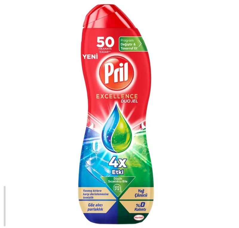 ژل ماشین ظرفشویی پریل مدل Excellence حجم 900 ميل لیتر