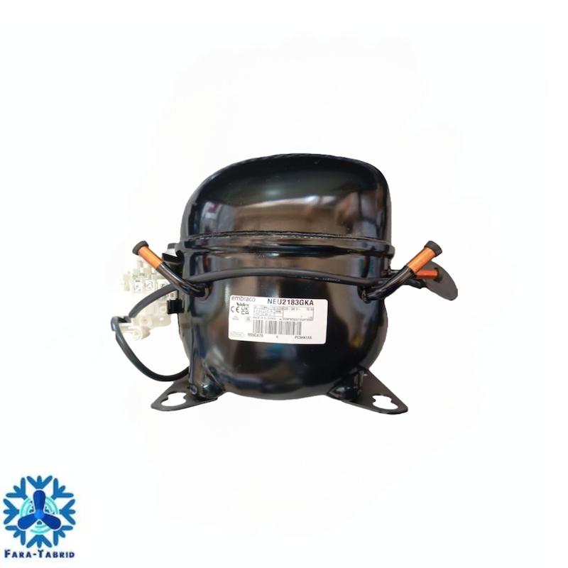 کمپرسور یخچال فریزر امبراکو 3/4+ مبرد 404a مدل NEU2183GKA