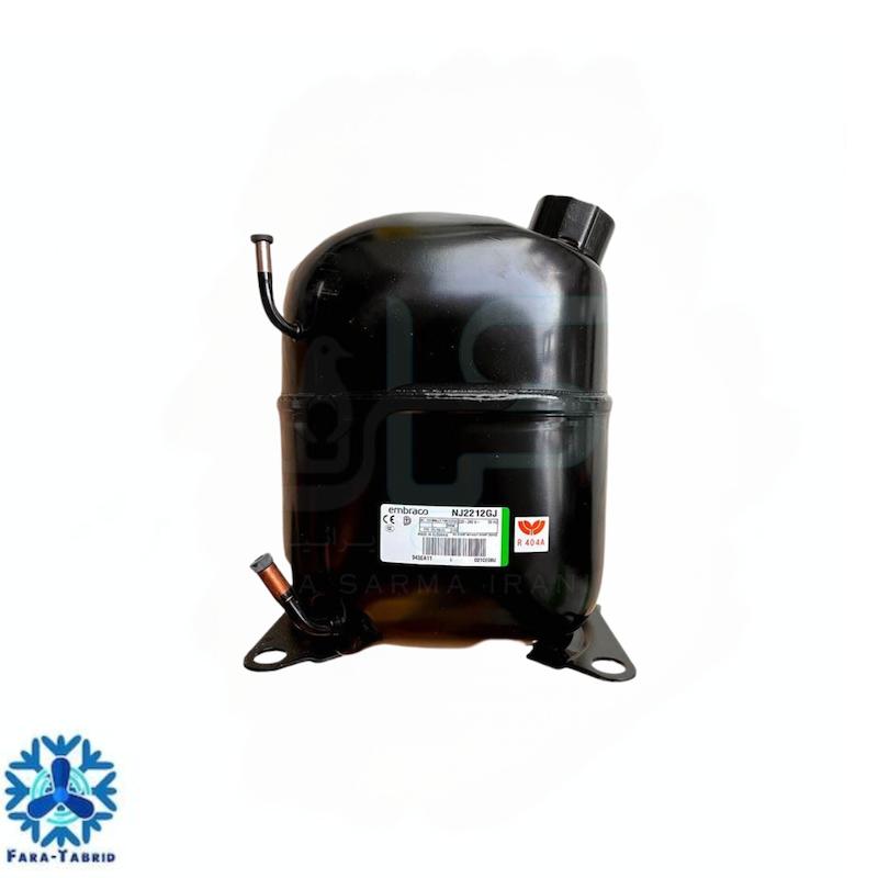 کمپرسور برودتی امبراکو مدل NJ2212GJ با گاز R404a