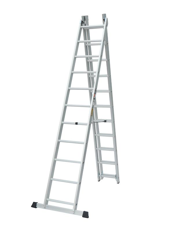 نردبان اکسلنت سه‌تکه ۹ متری آلوم پارس پله,نردبان اکسلنت ۳۴ پله,نردبان صنعتی بلند,نردبان آلومینیومی سه‌تکه,نردبان مخابراتی آلوم پارس,خرید نردبان اکسلنت,ابزار کاسپین