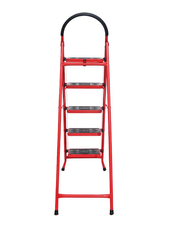 نردبان ۵ پله مدل الوند آلوم پارس پله,نردبان سقف بلند,نردبان خانگی,نردبان تاشو,نردبان آهنی الوند,نردبان با پله پهن,ابزار ایمنی,ابزار خانگی,ابزار کاسپین