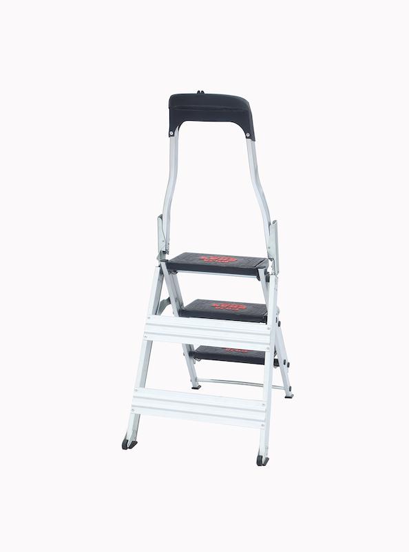 نردبان ۳ پله مدل آنتیک | آلوم پارس پله