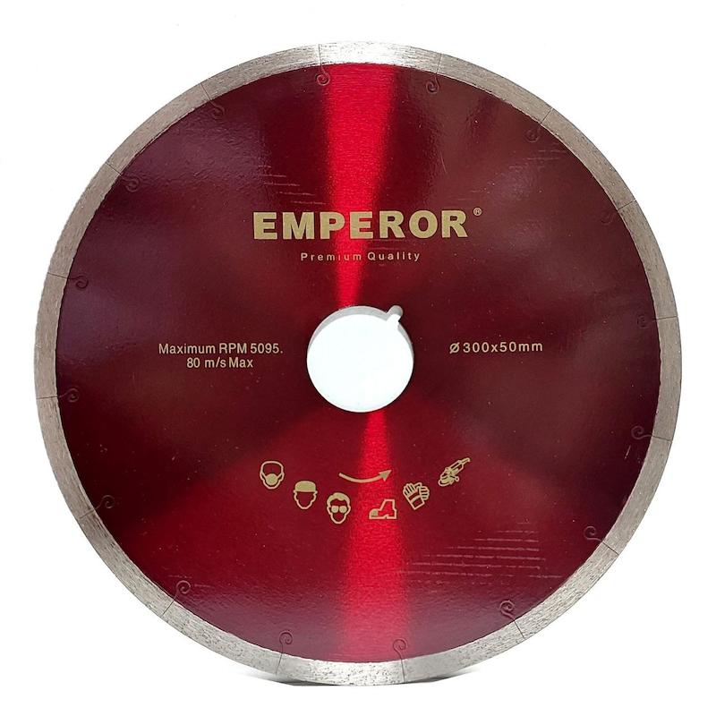 تیغه سرامیک بر ۳۰۰، صفحه برش پرسلان ۳۰۰، دیسک الماسه امپرور، تیغ اسلب بر، صفحه برش ۳۰۰ شفت ۵۰، تیغ EMPEROR، پرسلان بر صنعتی، چاک مویی ۳۰۰